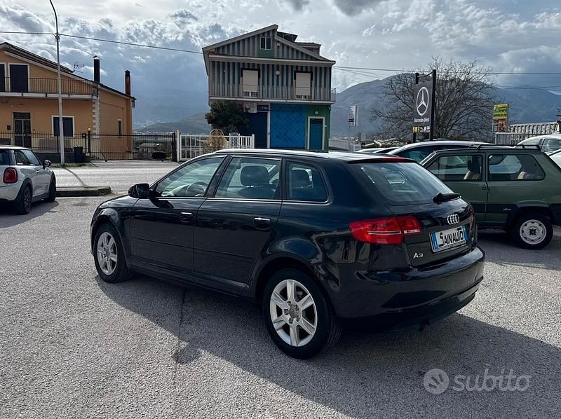 Usata Audi A3 Ambition 90 CV (66 kW) 2011 Nero Utilitaria