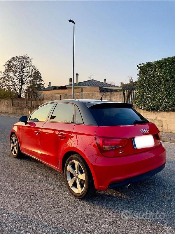 Usata Audi A1 Sport 90 CV (66 kW) 2016 Rosso Utilitaria