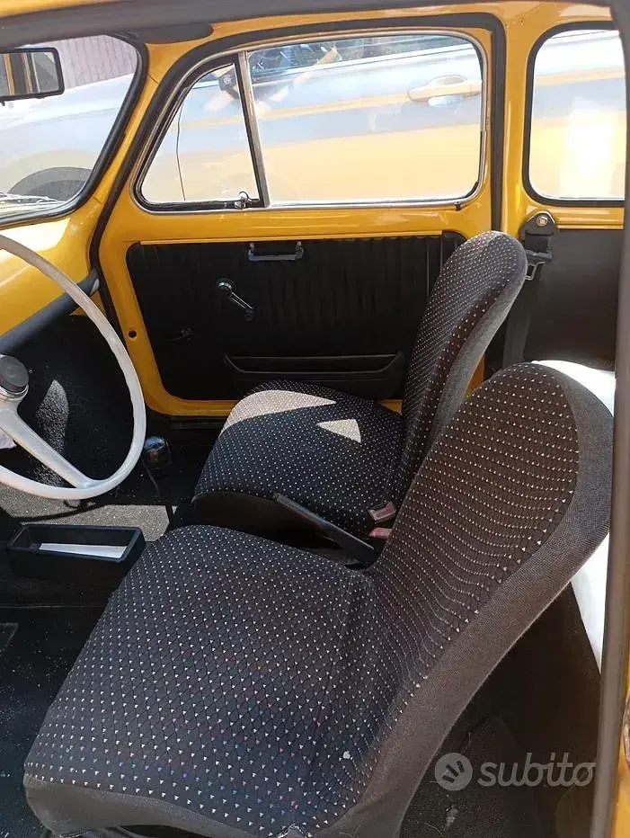 Usata Fiat 500 1960 Giallo Utilitaria