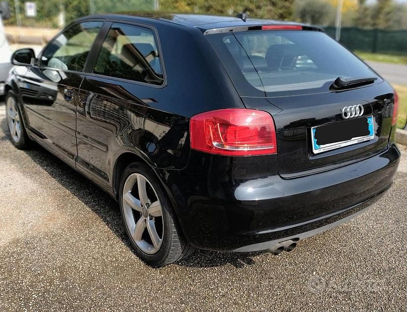 Usata Audi A3 S-Line 2009 Nero Utilitaria