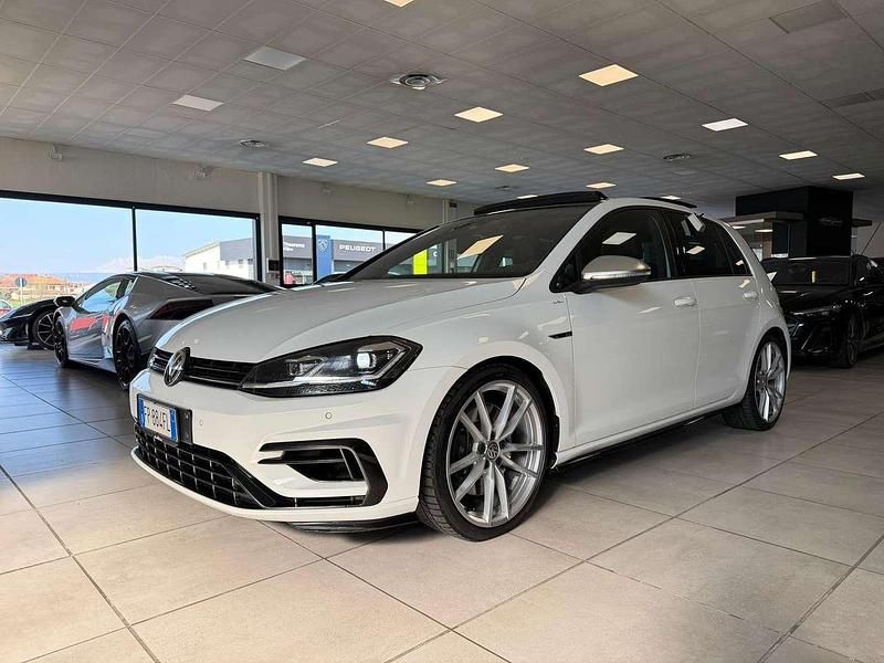 Usata VW Golf VII R 300 CV (220 kW) 2018 Bianco Berlina
