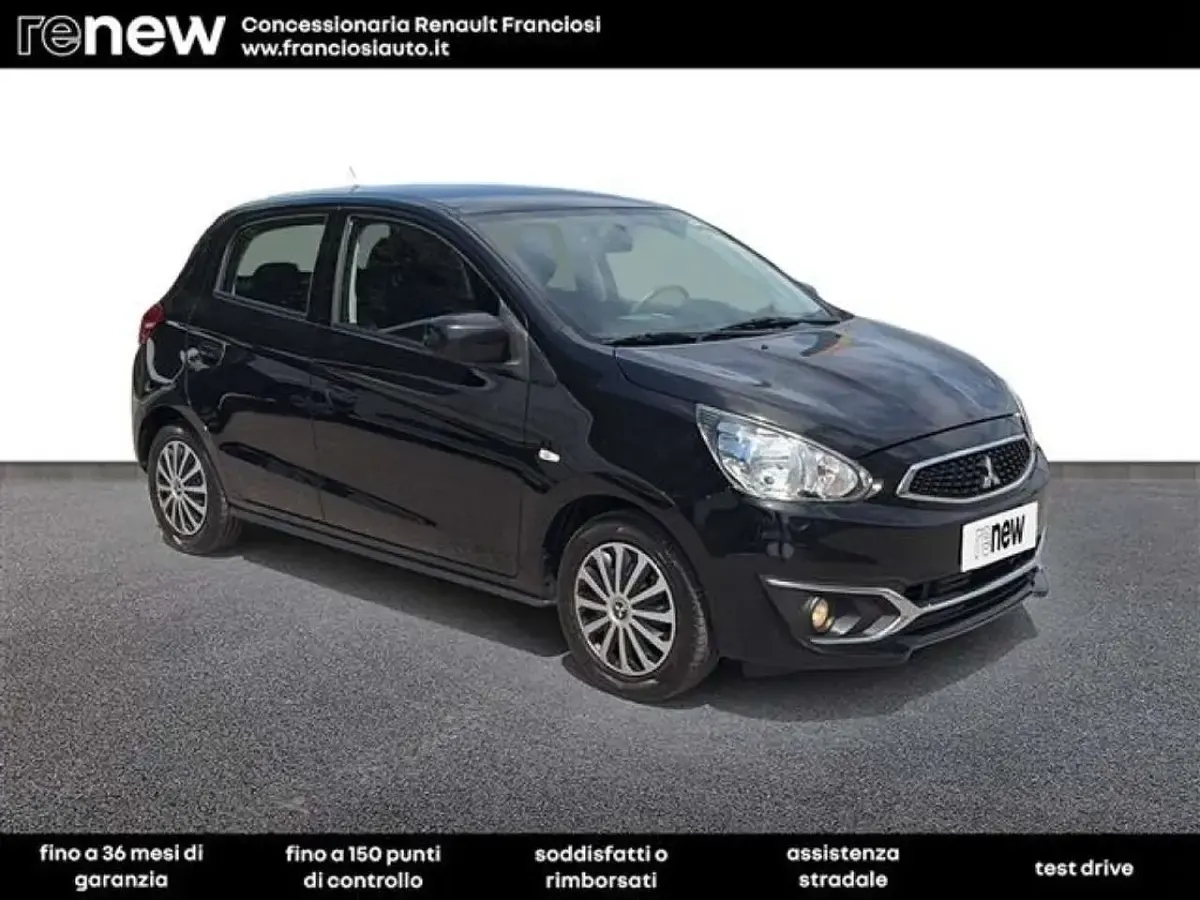 Usata Mitsubishi Space Star 71 CV (52 kW) 2019 Nero Utilitaria