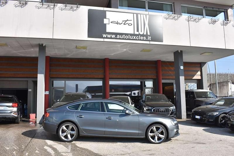 Usata Audi A5 Sportback S-Line 177 CV (130 kW) 2014 Grigio Utilitaria
