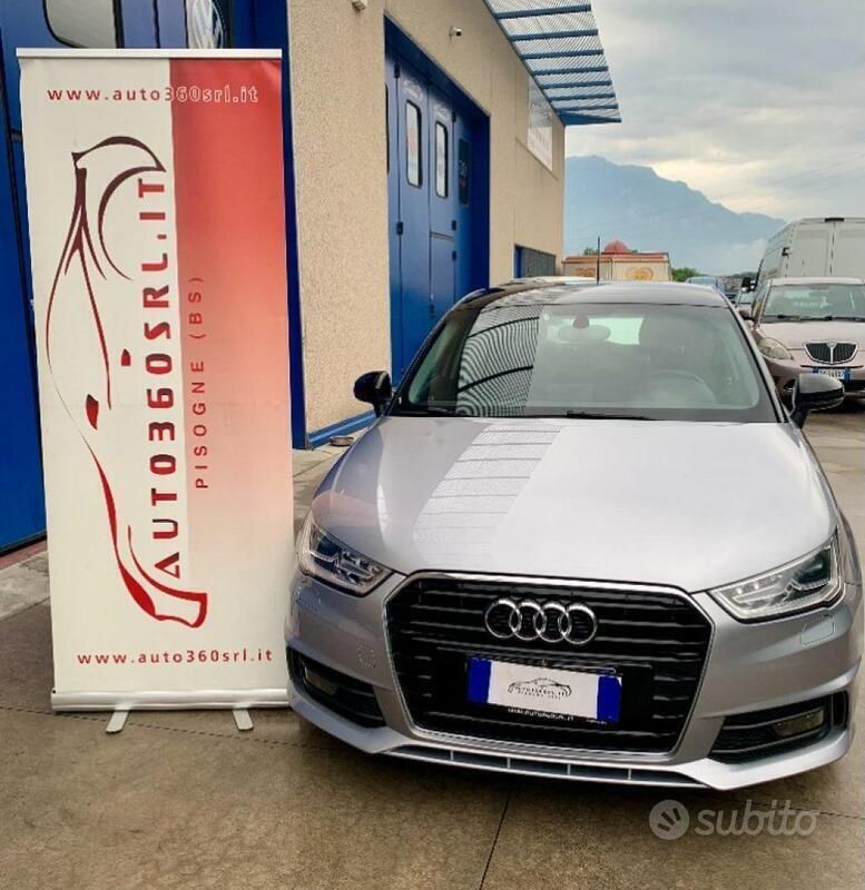 Usata Audi A1 S-Line 116 CV (85 kW) 2015 Argento metallizzato Utilitaria