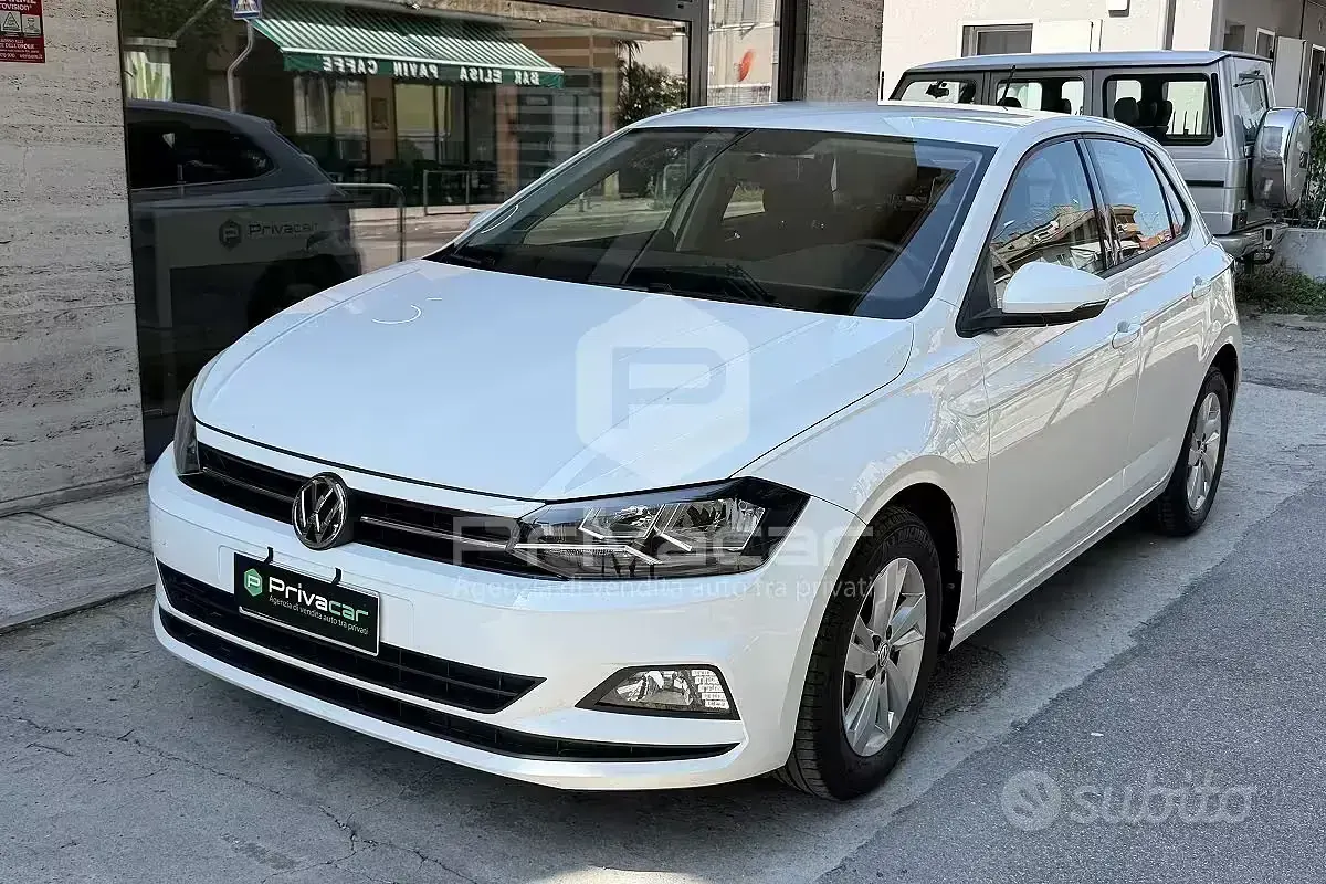 Usata VW Polo Comfortline 80 CV (58 kW) 2019 Bianco Utilitaria