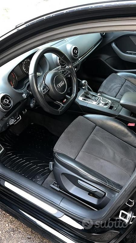 Usata Audi A3 S-Line 150 CV (110 kW) 2018 Nero Berlina