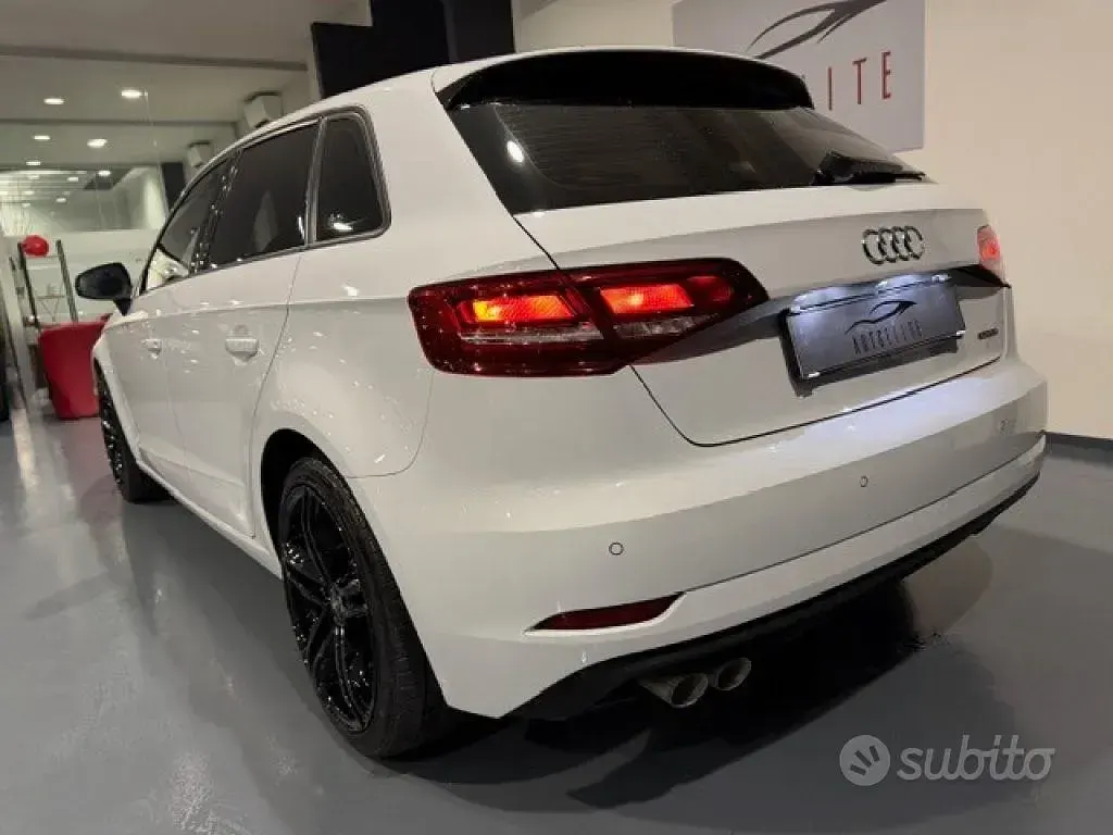 Usata Audi A3 Sport 184 CV (135 kW) 2019 Bianco Berlina