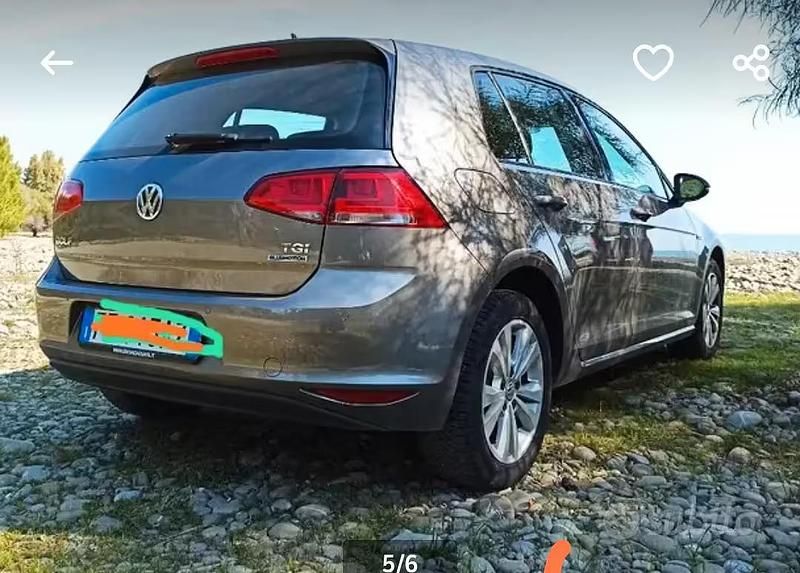 Usata VW Golf VII 110 CV (80 kW) 2016 Grigio Berlina