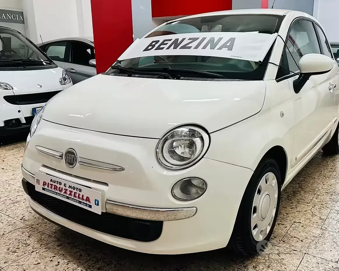Usata Fiat 500 Pop 69 CV (50 kW) 2010 Bianco Berlina