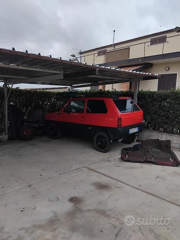 Usata Fiat Panda 4x4 1985 Rosso Utilitaria