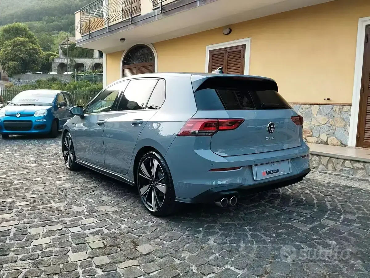 Usata VW Golf VIII GTD 200 CV (147 kW) 2021 Grigio Berlina