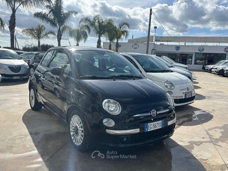 Usata Fiat 500 Lounge 86 CV (63 kW) 2011 Nero Berlina
