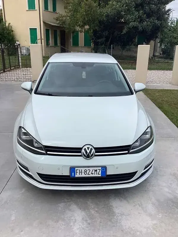 Usata VW Golf VII Comfortline 110 CV (80 kW) 2017 Bianco Berlina