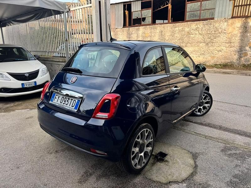 Usata Fiat 500 Lounge 85 CV (62 kW) 2019 Blu Berlina