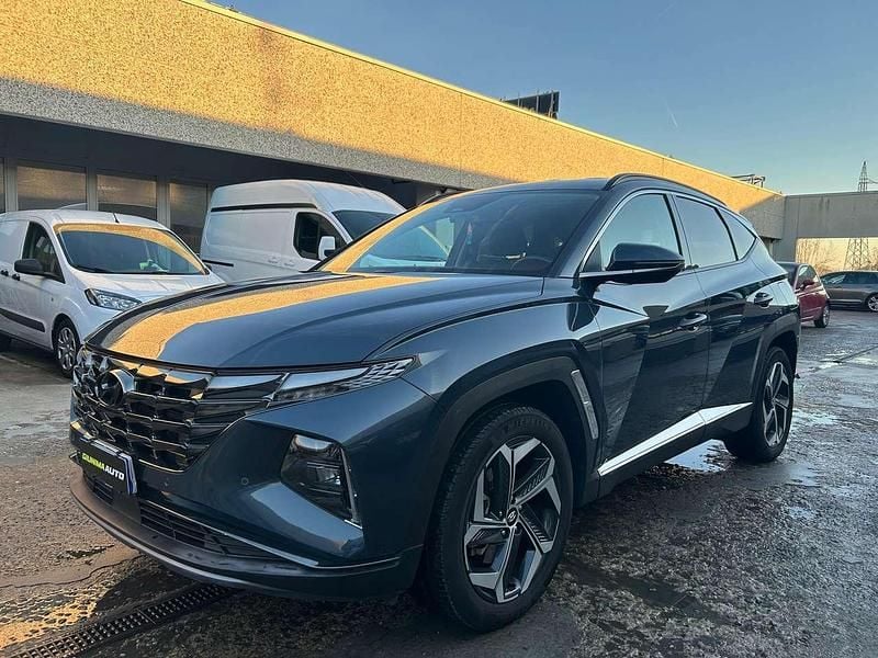 Usata Hyundai Tucson 179 CV (131 kW) 2023 Blu/verde SUV