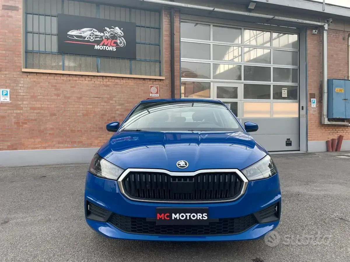 Usata Skoda Fabia 80 CV (58 kW) 2023 Blu Utilitaria