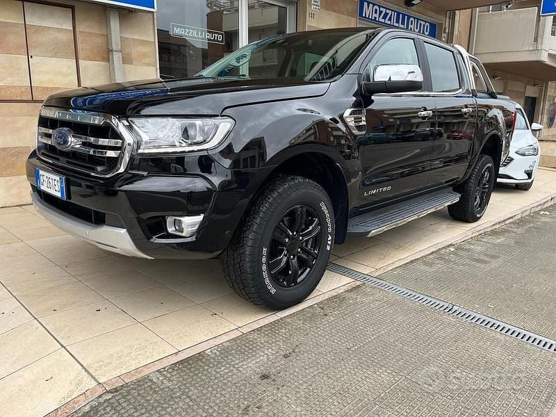 Usata Ford Ranger Limited 170 CV (125 kW) 2021 Nero Pick-up