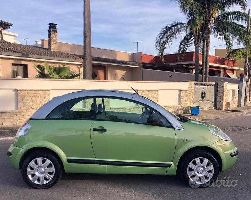 Usata Citroën C3 Pluriel 73 CV (53 kW) 2005 Verde Cabrio