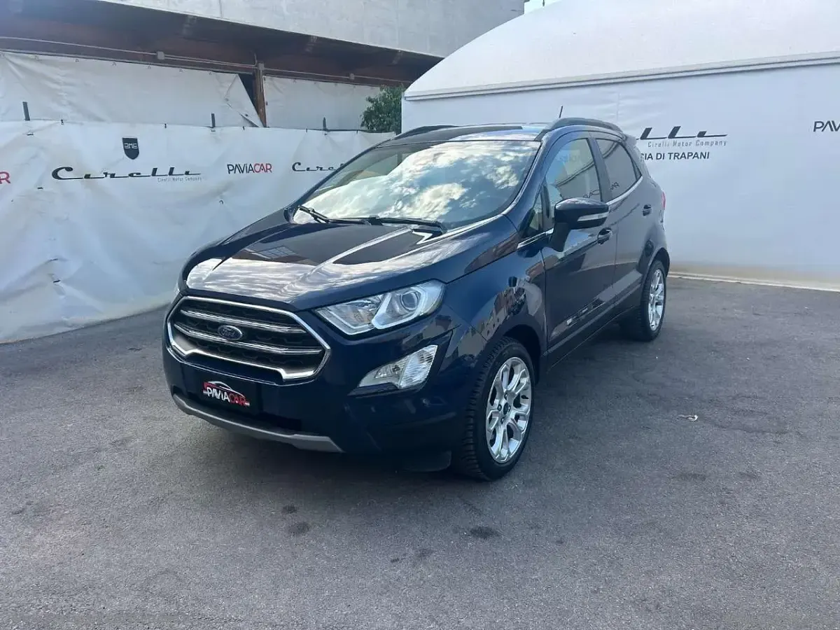 Usata Ford Ecosport ST-Line 125 CV (91 kW) 2021 Blu/azzurro SUV