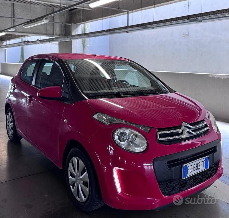 Usata Citroën C1 Shine 69 CV (50 kW) 2016 Rosso Utilitaria