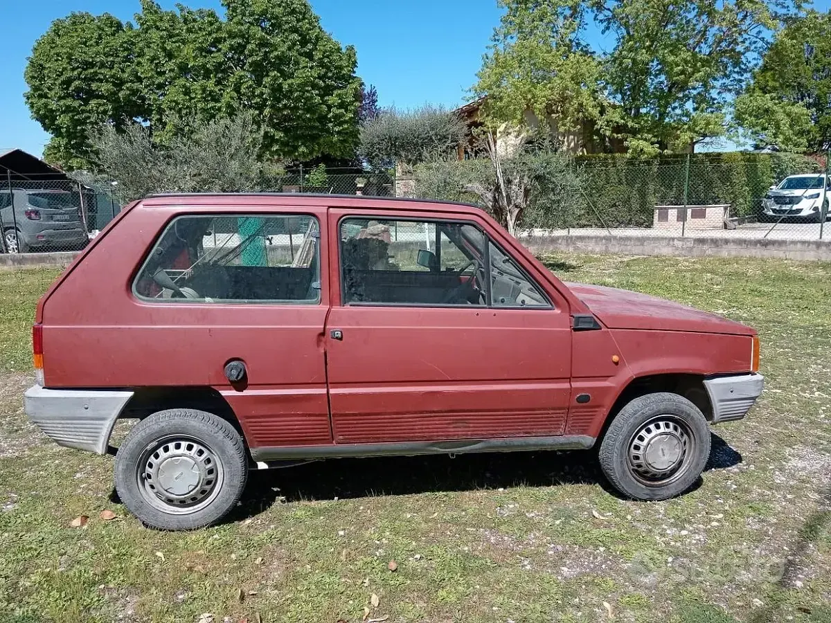 Usata Fiat Panda 1985 Rosso Utilitaria