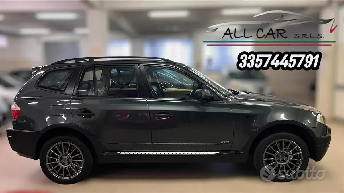 Usata BMW X3 150 CV (110 kW) 2005 Verde SUV