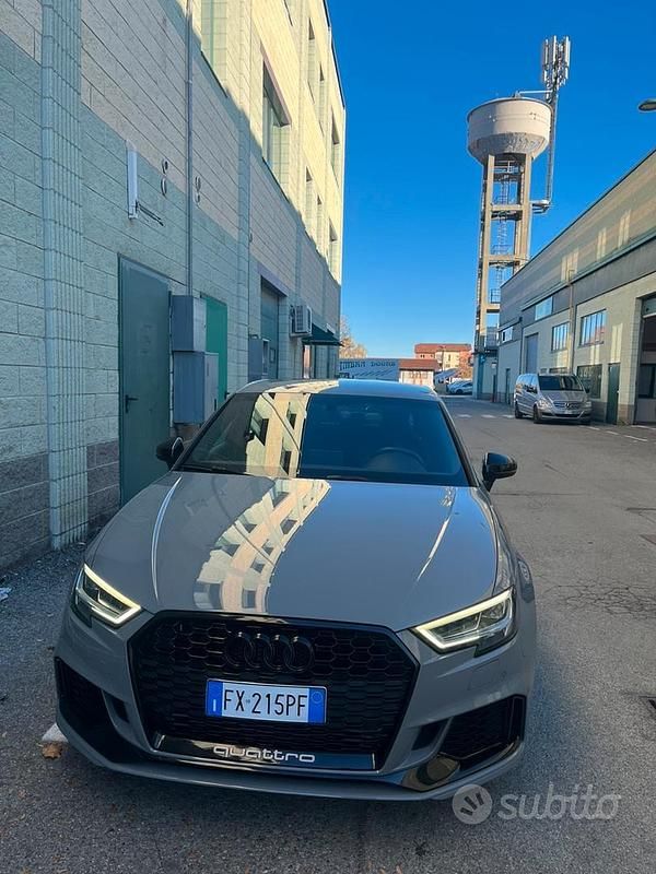 Usata Audi RS3 Ambiente 400 CV (294 kW) 2019 Grigio Berlina