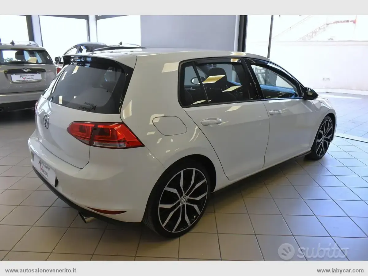 Usata VW Golf VII GTD 184 CV (135 kW) 2015 Bianco Berlina