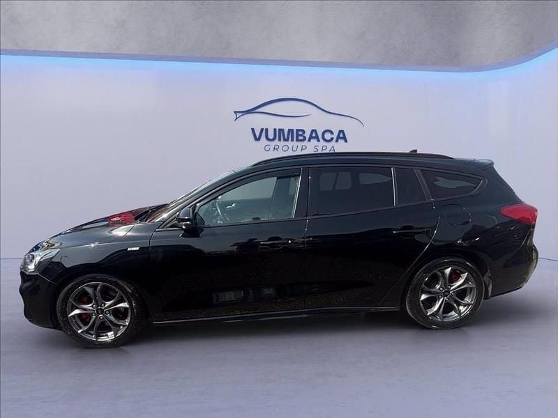 Usata Ford Focus ST-Line 120 CV (88 kW) 2019 Nero metallizzato Station wagon