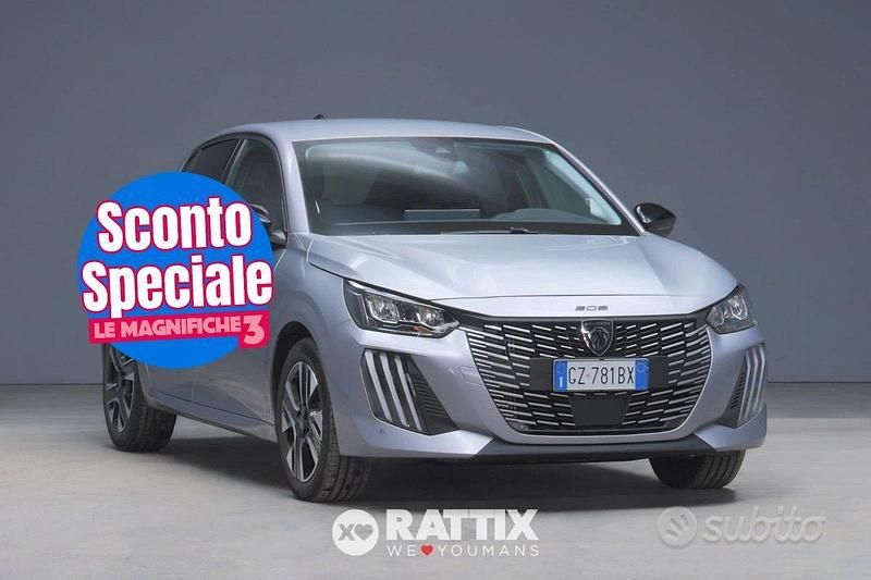 Usata Peugeot 208 Allure 101 CV (74 kW) 2025 Grigio artense Utilitaria