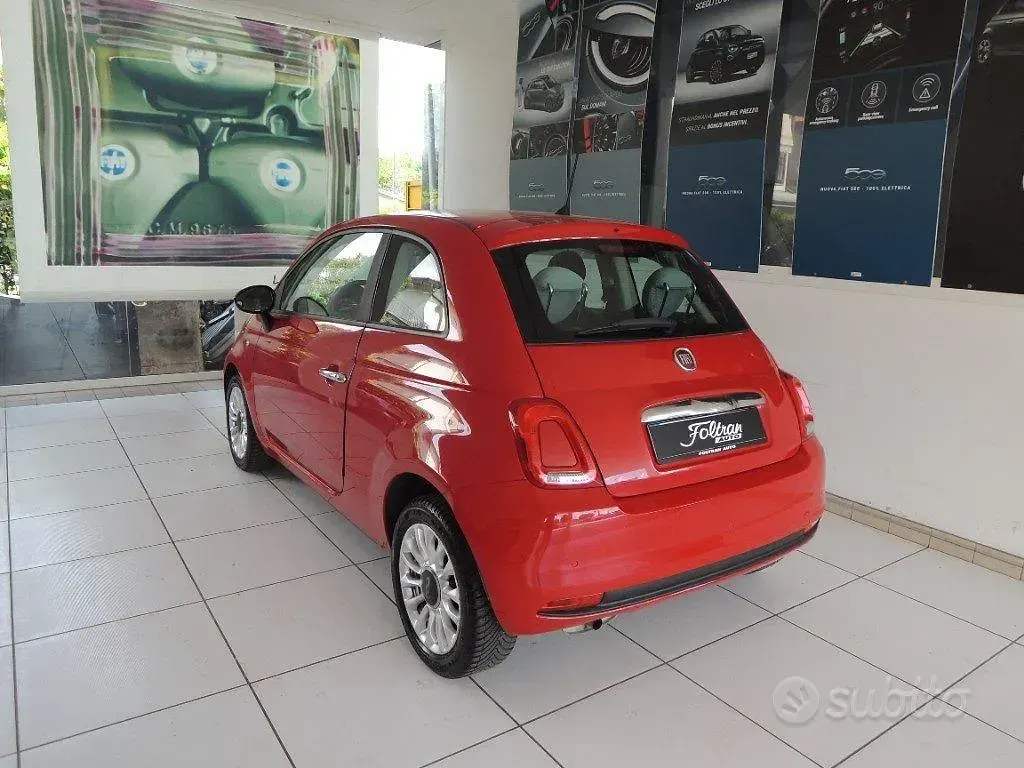 Usata Fiat 500 Lounge 69 CV (50 kW) 2018 Rosso Utilitaria