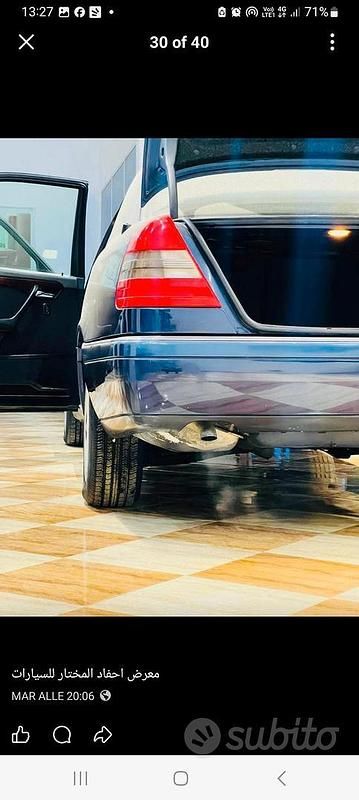 Usata Mercedes C220 1999 Blu Berlina