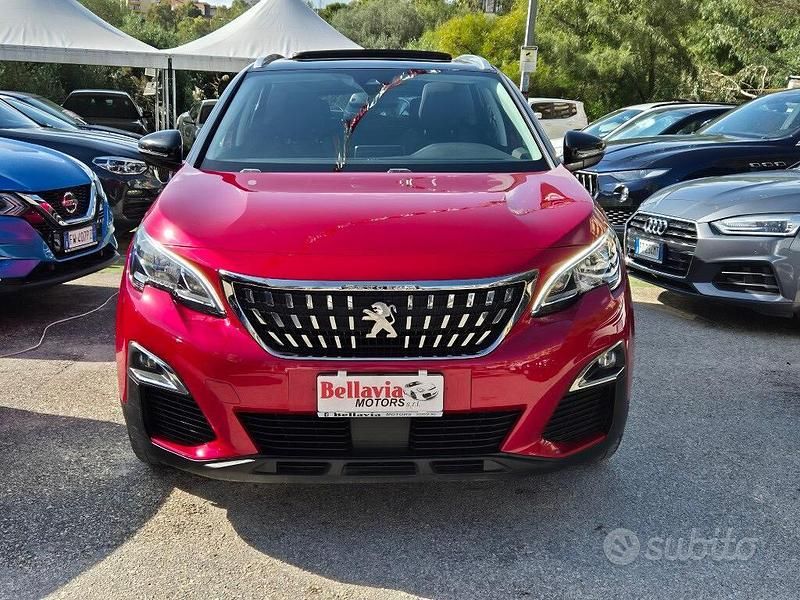 Usata Peugeot 3008 131 CV (96 kW) 2019 Rosso SUV