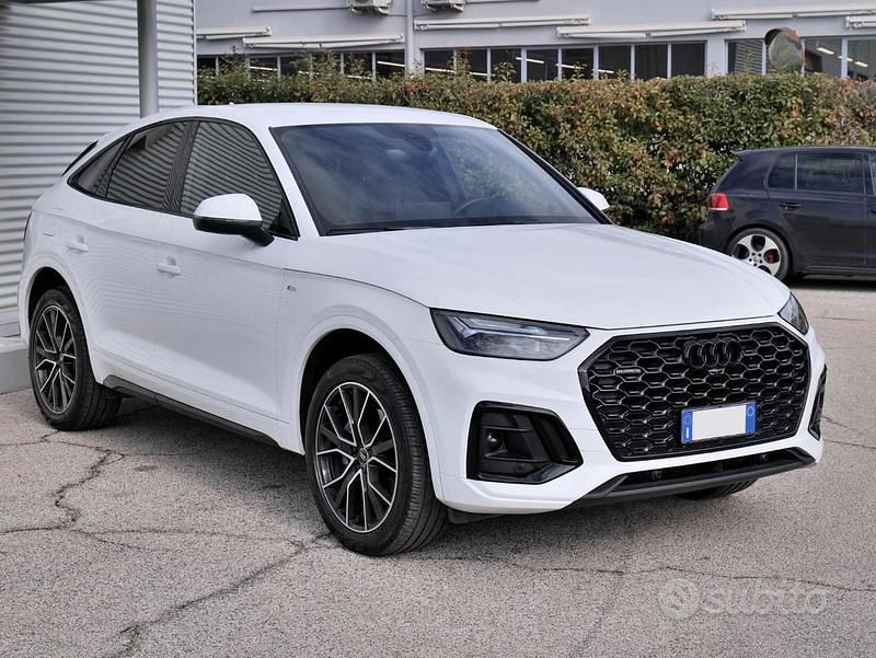 Usata Audi Q5 Sportback S-line plus 204 CV (150 kW) 2022 Bianco SUV