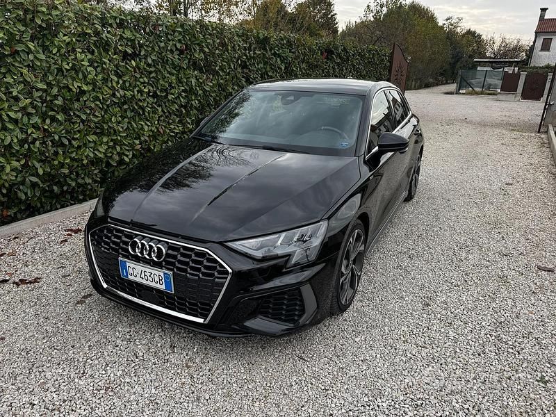 Usata Audi A3 150 CV (110 kW) 2021 Nero Berlina