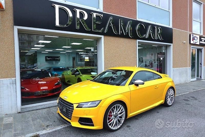 Usata Audi TTS Ambiente 310 CV (228 kW) 2018 Giallo Coupé