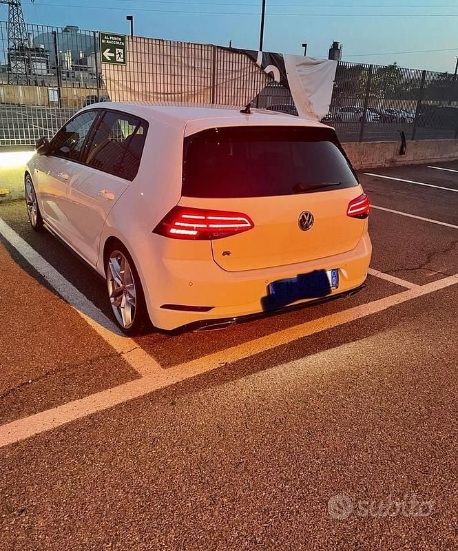 Usata VW Golf VII R-line 2018 Bianco Berlina