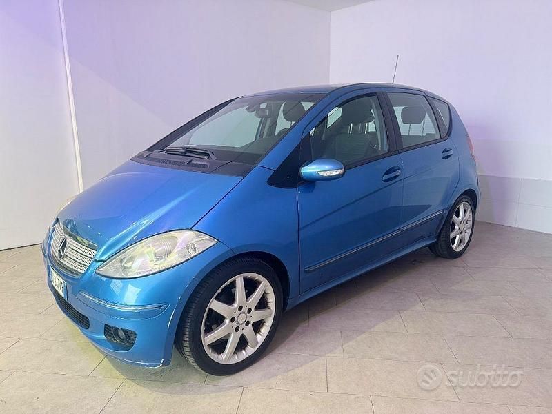 Usata Mercedes A170 Avantgarde 116 CV (85 kW) 2007 Azzurro Berlina