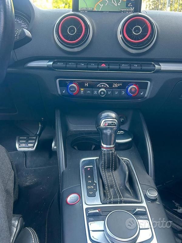 Usata Audi S3 300 CV (220 kW) 2015 Nero Berlina