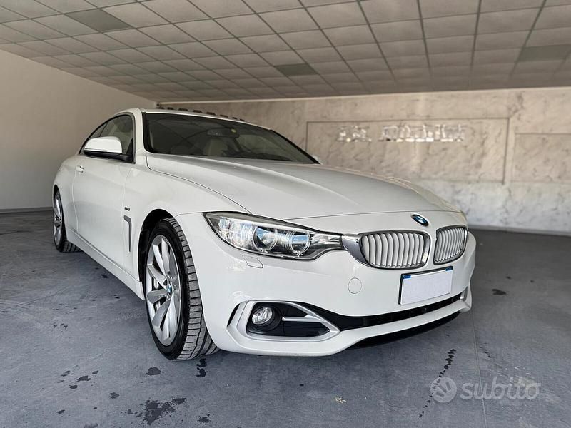 Usata BMW 420 184 CV (135 kW) 2014 Bianco Coupé