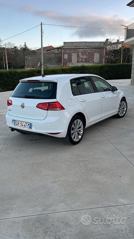 Usata VW Golf VII Allstar 110 CV (80 kW) 2016 Bianco Berlina