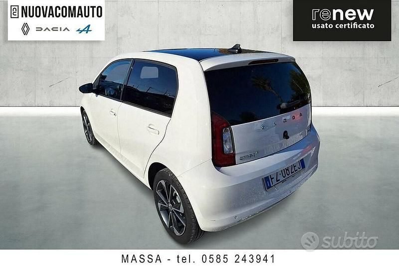 Usata Skoda Citigo-e IV Style 61 kW (83 CV) 2020 Bianco Utilitaria