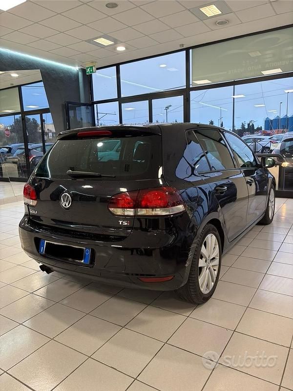 Usata VW Golf VI Highline 122 CV (89 kW) 2011 Nero Utilitaria