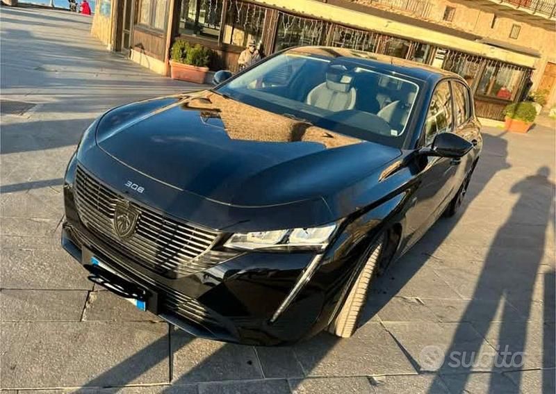 Usata Peugeot 308 180 CV (132 kW) 2021 Nero Berlina