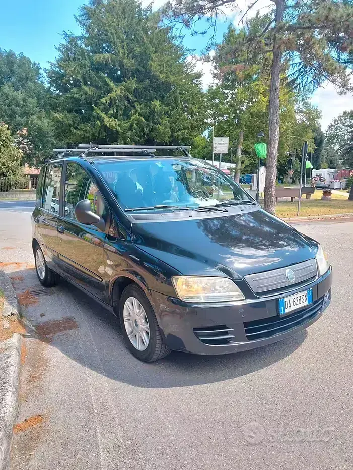 Usata Fiat Multipla 107 CV (78 kW) 2006 Nero Monovolume