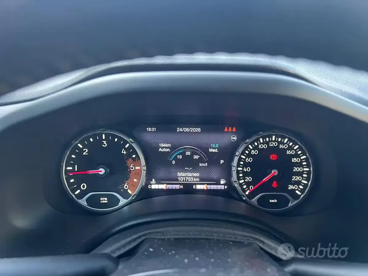 Usata Jeep Renegade Limited 140 CV (102 kW) 2016 Grigio SUV