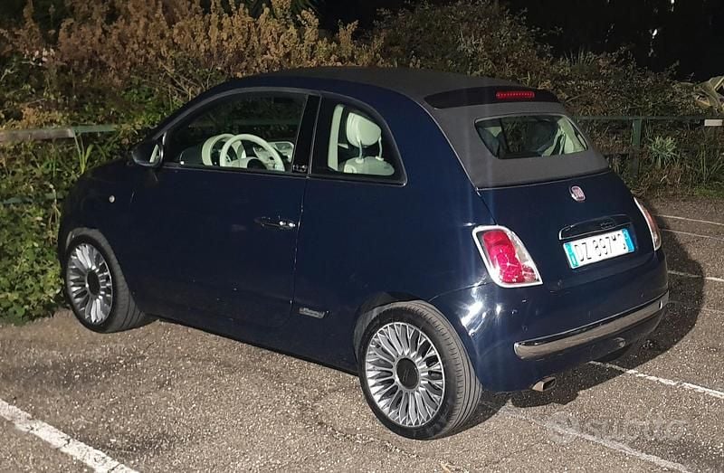 Blu Usata 2010 Fiat 500C Cabrio | 6500 € (Ottimo prezzo) - Immagine 1/4