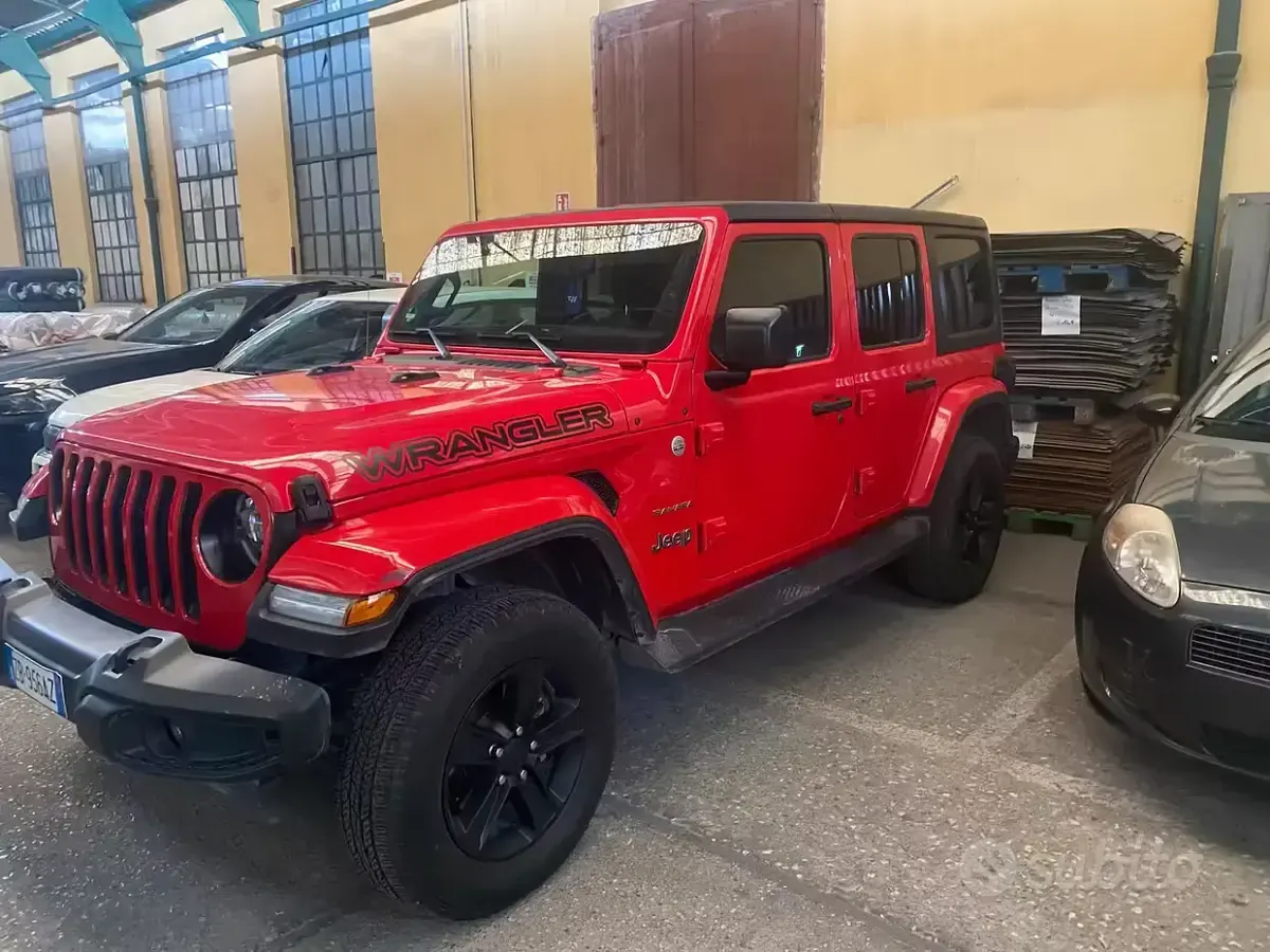 Usata Jeep Wrangler 2022 Rosso SUV