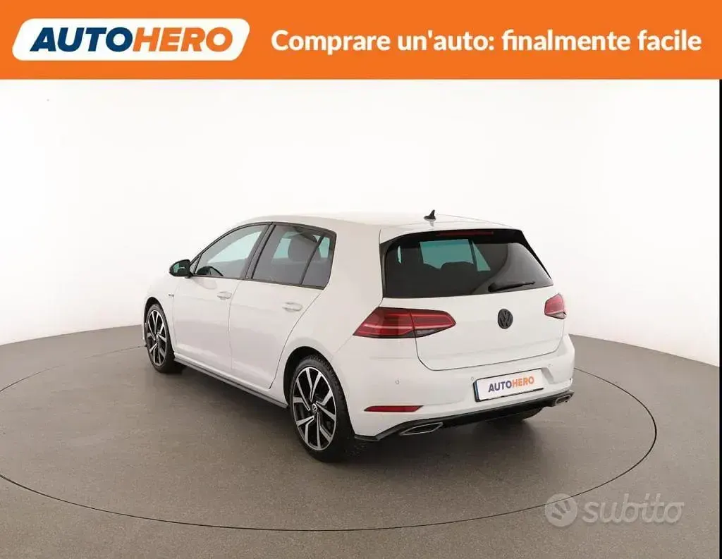 Usata VW Golf VII Sport 116 CV (85 kW) 2019 Bianco Berlina