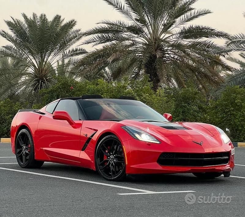 Usata Corvette C7 2016 Rosso Cabrio